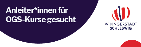 Plakat Anleiter*innen für OGS-Kurse gesucht