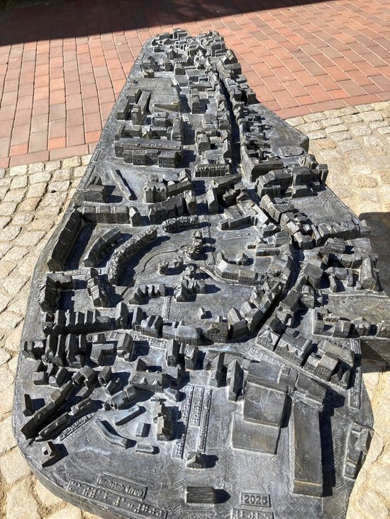 Bronzenes Stadtmodell