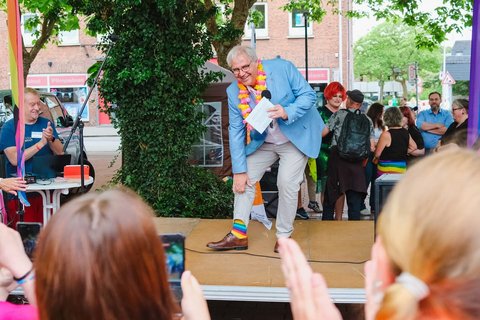 Schleswigs erster Christopher Street Day auf dem Capitolplatz: Stephan Dose