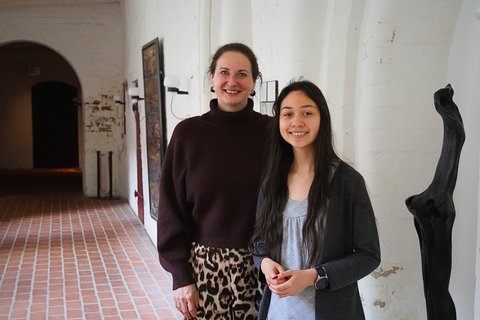 v.l.n.r.: Constanze Grüger (Bildungsberatung Stadt Schleswig) und Michelle Huuk (Bundesfreiwilligendienstleistende)