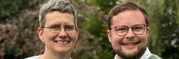 Stefanie Flägel (Schleswiger Werkstätten) und Jonas Kähler