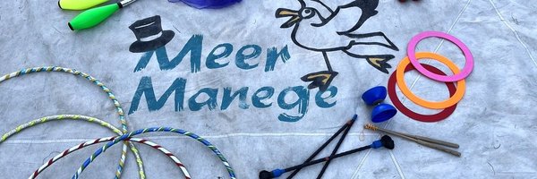 Zirkus Requisiten des MeerManege Mitmachzirkusses. 