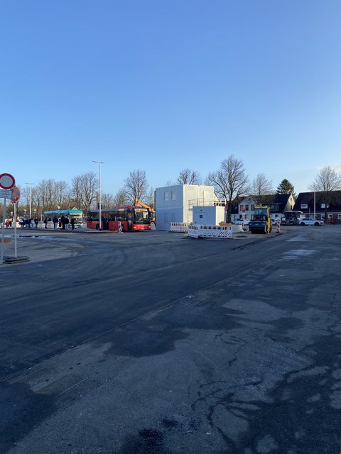 Straße und Mobilitätszentrale am ZOB