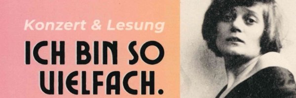 Schwarz-weiß Fotoaufnahme von Emmy Hennings: Ich bin so vielfach. Emmy Hennings lebt.