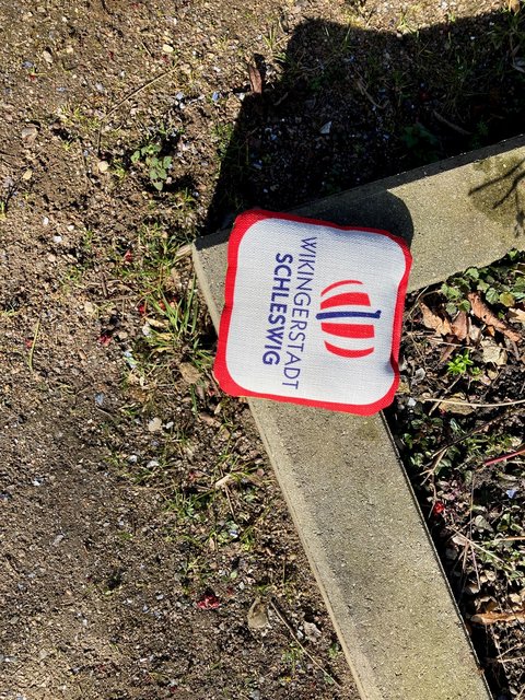 Cornhole-Säckchen mit Logo Wikingerstadt Schleswig