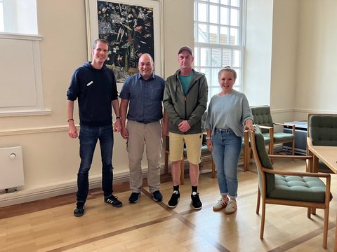 Tim Enders, Sachgebiet Stadtplanung, Gerrit Rußbült, Kategorie Anwohner, Dominic Franzen, Kategorie Grundstückseigentümer und Jagoda Vogt, Kategorie soziale Einrichtung