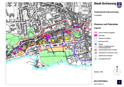 Sanierungsgebiet Innenstadt - Vorbereitende Untersuchungen - Chancen und Potenziale