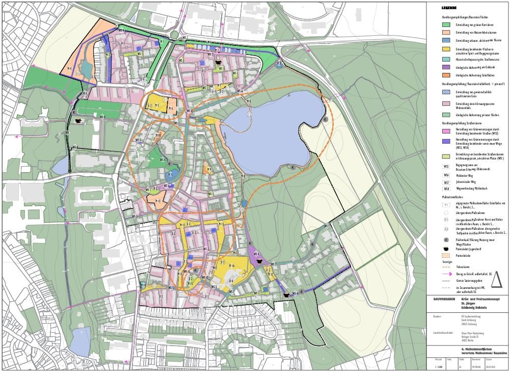 St.Jürgen Grün- und Freiraumkonzept Massnahmenflächen