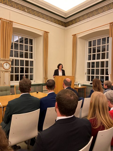 Kristina Herbst, Präsidentin des Schleswig-Holsteinischen Landtages im Ständesaal