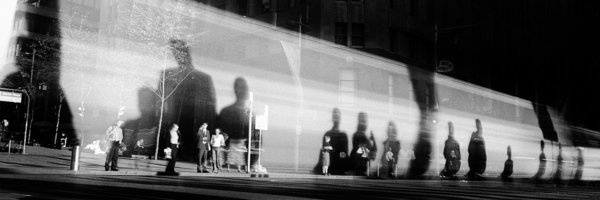schwarz-weiß Fotographie mit Menschen