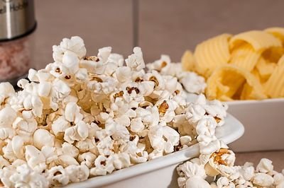 Bild von Popcorn in einer Schaale