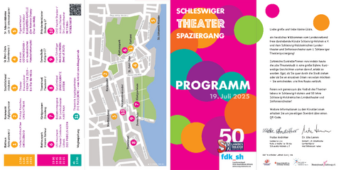 Programmheft Theaterspaziergang 2025