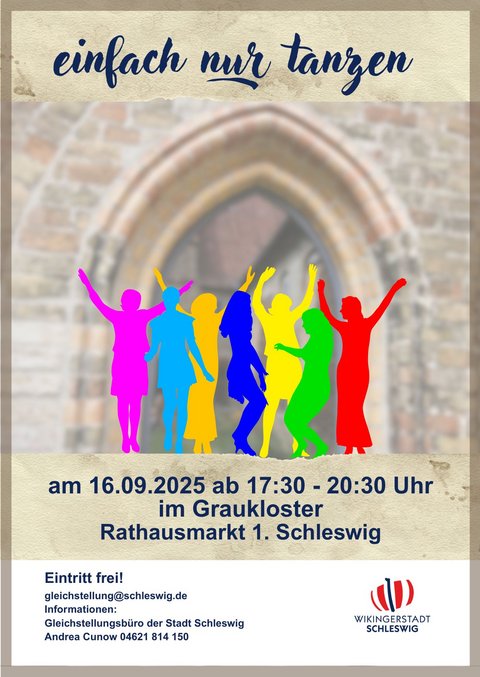 Tanzende Silhouetten vor dem Graukloster 