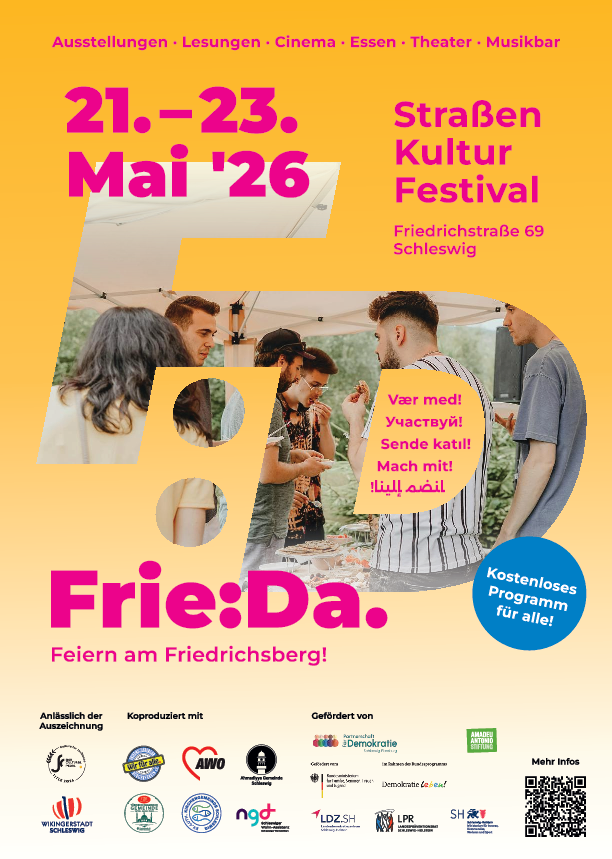Veranstaltungsplakat Frie:Da