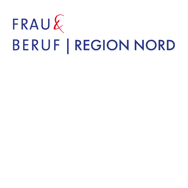 Das Bild zeigt das Logo von "FRAU & BERUF | Region Nord"